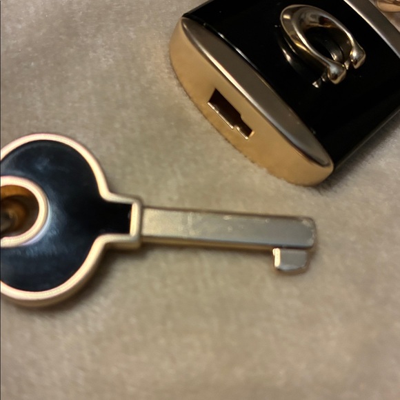Coach Black and Gold Keychain - Picture 3 of 3